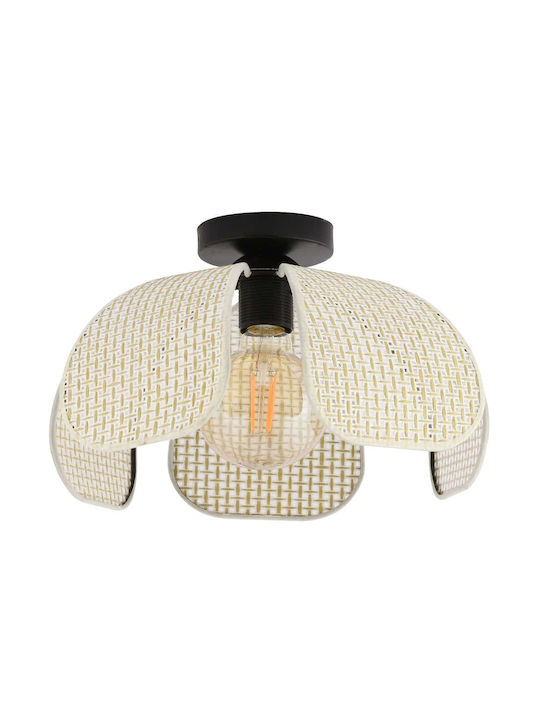 Opviq Hib Hazeran Deckenleuchte 28cm Weiß mit L...