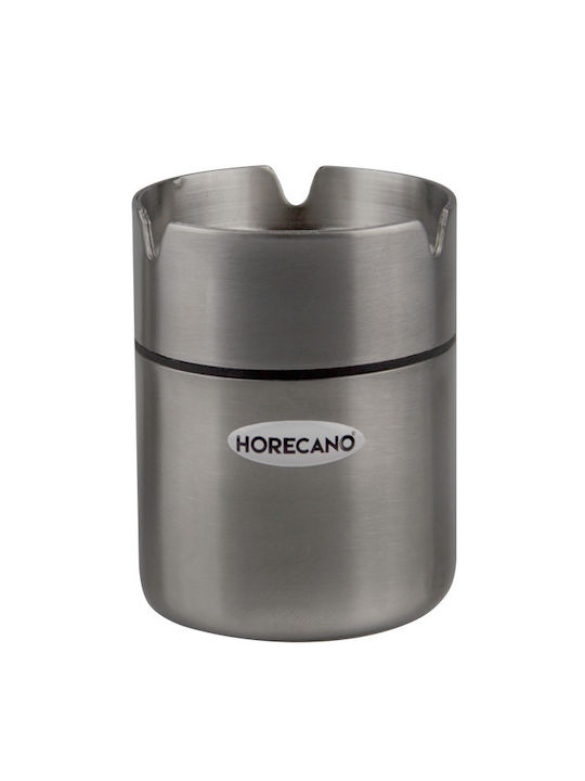 Raki Stainless Steel Windproof Ashtray D7xh9cm