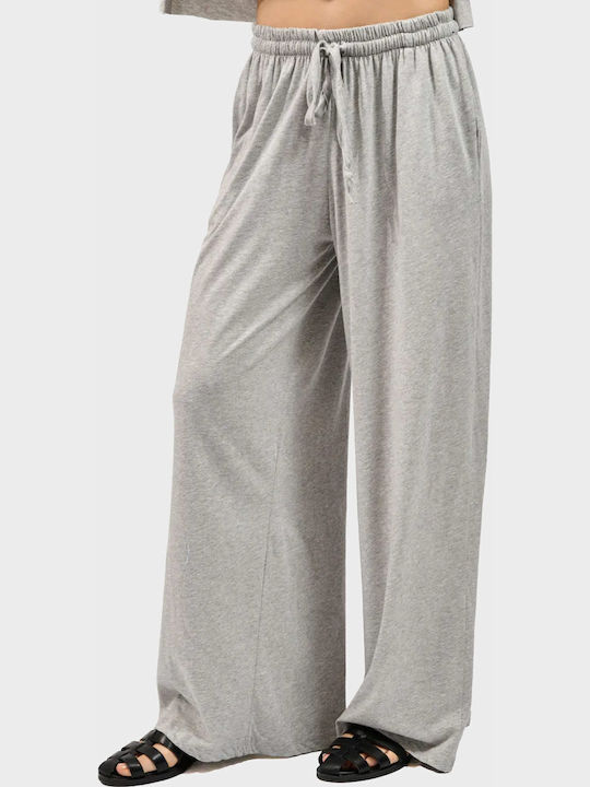 Pants Women's Fabric Trousers Grey