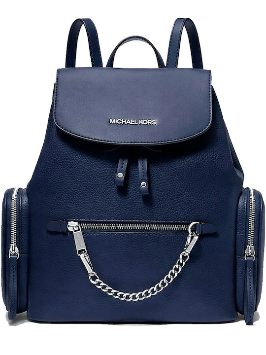 Michael Kors Michael Set Fabric Women's Blue Backpack 35F1STTB6L