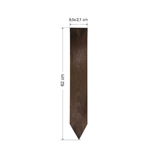 Tesias Group Πάσσαλος για Περίφραξη Κήπου από Ξύλο 9.5x2.1x62εκ. 10τμχ