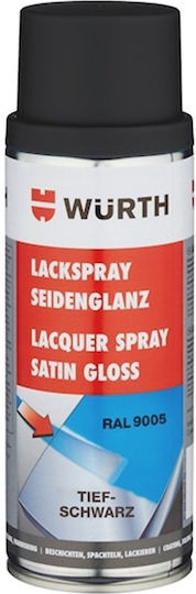 Wurth Wurth Sprühfarbe Mit Satin-Effekt Schwarz 9005 400ml