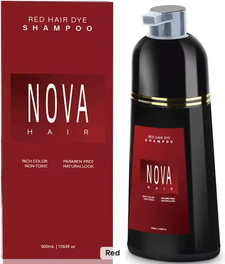Nova Colour Shampoo No Ammonia Red 200ml
