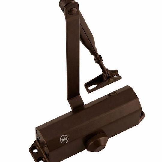 Yale Door Closer for Doors up to 85cm and 60kg Brown