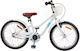 vidaXL 18" Kinderfahrrad Mountainbike Weiß