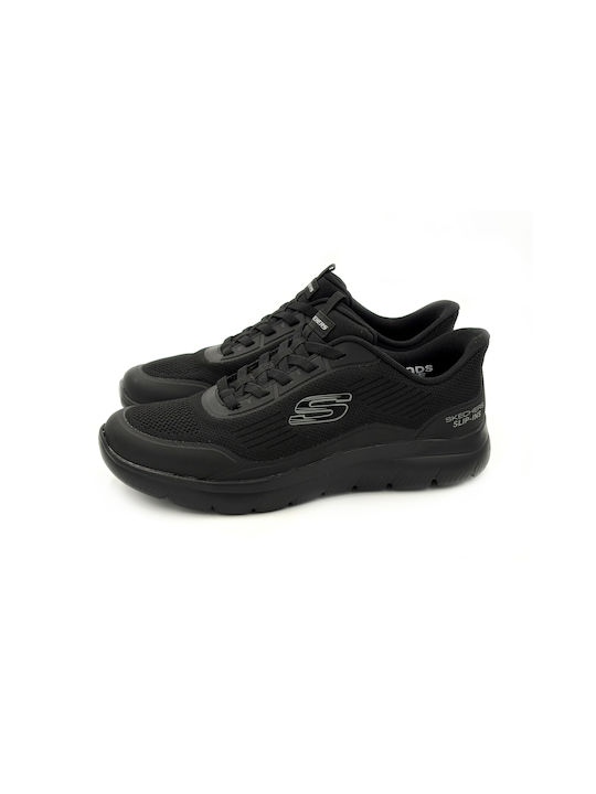 Skechers Slip-On Pantofi Sport Pentru Bărbați Alergare Negri