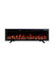 Hitense Notting Hill-60 Wall Mounted Electric Fireplace 1800W 151.6x11.8cm Gray