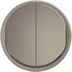 Celiane Double Switch Plate Titanium