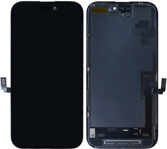 Οθόνη Soft με Μηχανισμό Αφής για Iphone 16 (Μαύρο)