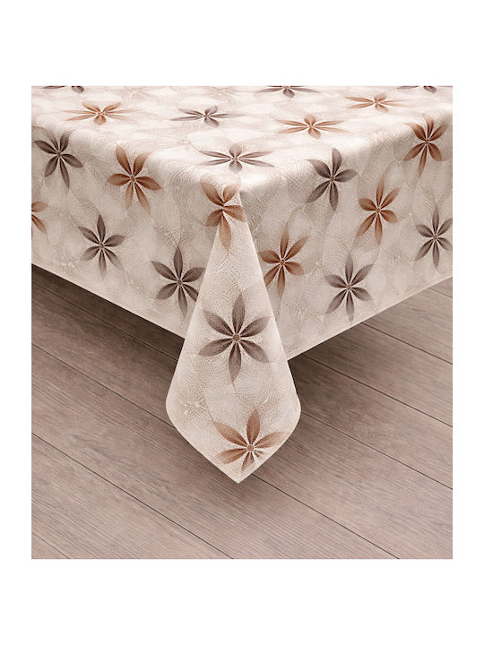Sidirela Tischdecke Decor Line Braun 140x140cm ...