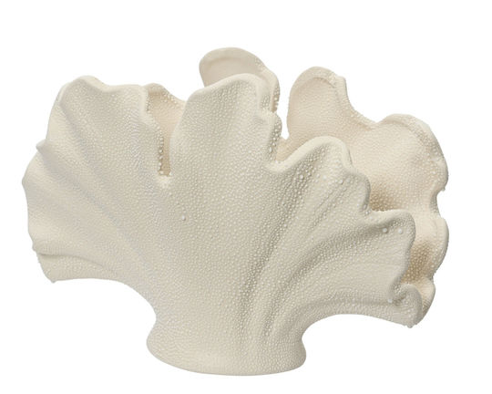 Kaemingk Dekorative Schale aus Porzellan Beiges 14x26x18cm