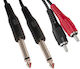 ZZiPP Cable 6.3mm male - RCA male 3m DEZZJ300
