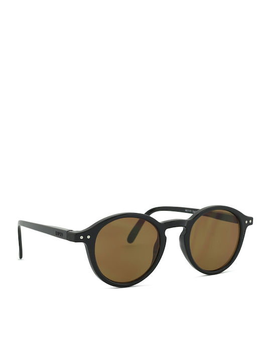 Izipizi Oval Kids Sunglasses with Polarized Mirror Lens Black for 7-11 Years