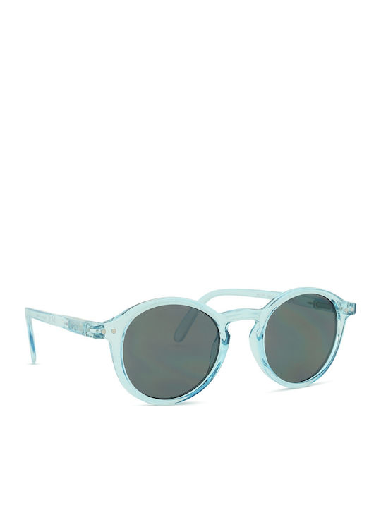 Izipizi Oval Kids Sunglasses with Polarized Mirror Lens Blue for 7-11 Years