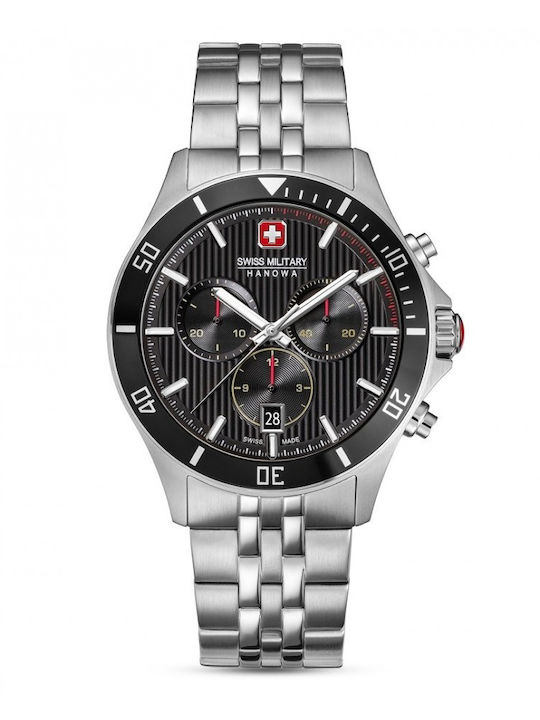 Swiss Military Hanowa Flagship Herrenuhr mit Ba...