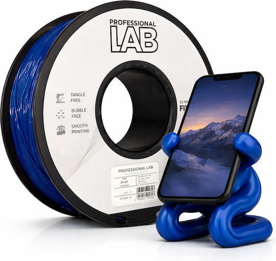 Filament TPU Pentru Imprimantă 3D Profesional Lab 1 Kg 1.75 Mm Duritate 95A Flexibil Albastru Închis