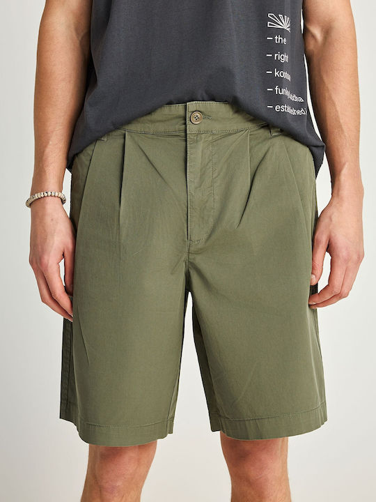 Funky Buddha Ανδρική Βερμούδα Chino Πράσινη