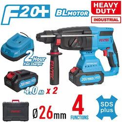 FixTec FCRH2601-42 Κρουστικό Σκαπτικό Πιστολέτο 20V με 2 Μπαταρίες 4Ah FixTec FCRH2601-42 Κρουστικό Σκαπτικό Πιστολέτο 20V με 2 Μπαταρίες 4Ah