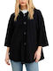 Damen Gestrickte Strickjacke Schwarz