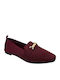 Women's Moccasins in Burgundy Colour