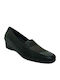 Leather Women's Moccasins in Black Colour