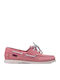 Portland Δερμάτινα Γυναικεία Boat Shoes σε Ροζ Χρώμα