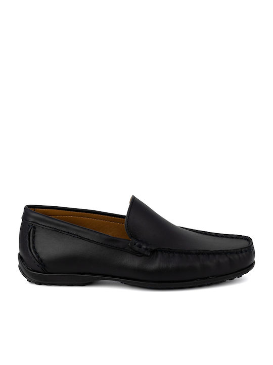 Sea City Leather Men's Moccasins in Black Colour