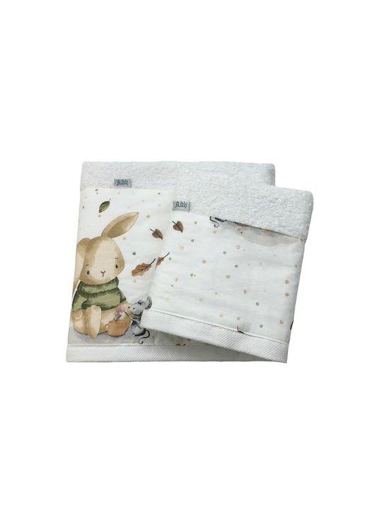 Bunny Bebe Set Babyhandtücher 2 Stück Bunny Tür...