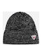 Beanie Căciulă Pentru Bărbați Tricotată În Culoare Neagră