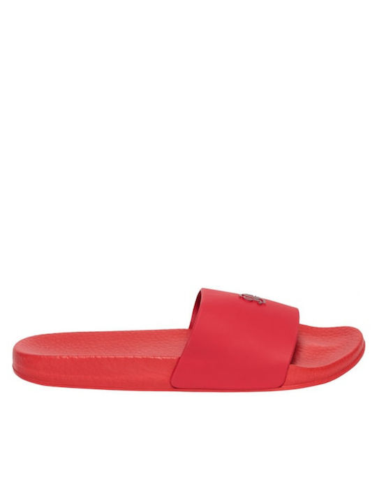 Superdry Ανδρικά Slides Κόκκινα