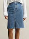 Skirt Denim Pencil Skirt Denim Blue