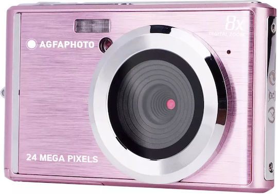 AgfaPhoto DC5500 Compact Φωτογραφική Μηχανή 24MP Ροζ