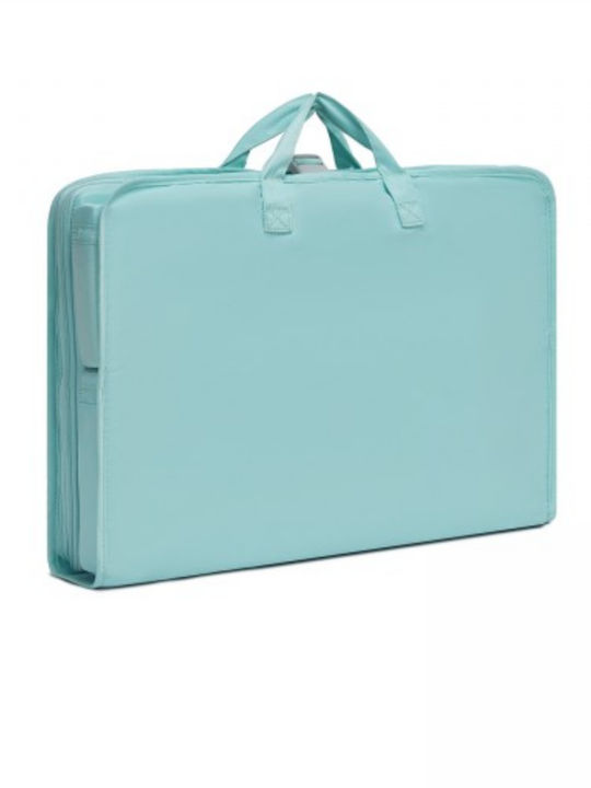 Miss Lulu Travel Suitcases Blue with 4 Wheels