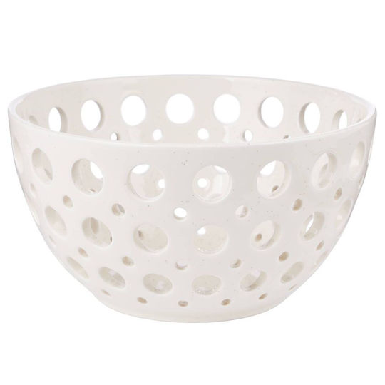 Butlers Διακοσμητικό Μπωλ Κεραμικό Λευκό 25x25cm