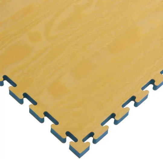 Olympus Sport Δάπεδο Παζλ Γυμναστηρίου Μαύρο 100x100x2.5cm 1τμχ