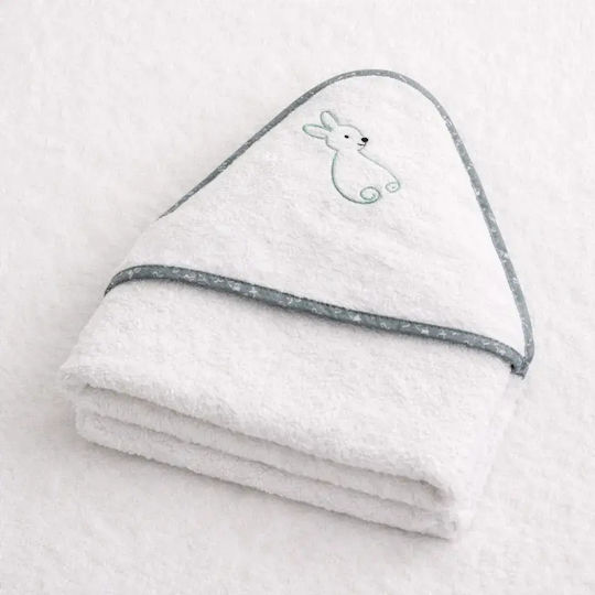 Baby Star Baby Bathrobe Hooded 95x95cm