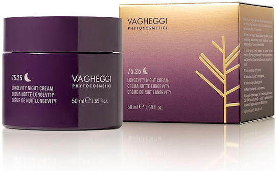 Vagheggi 75.25 Longevity Moisturizing Face Cream with Hyaluronic Acid 50ml