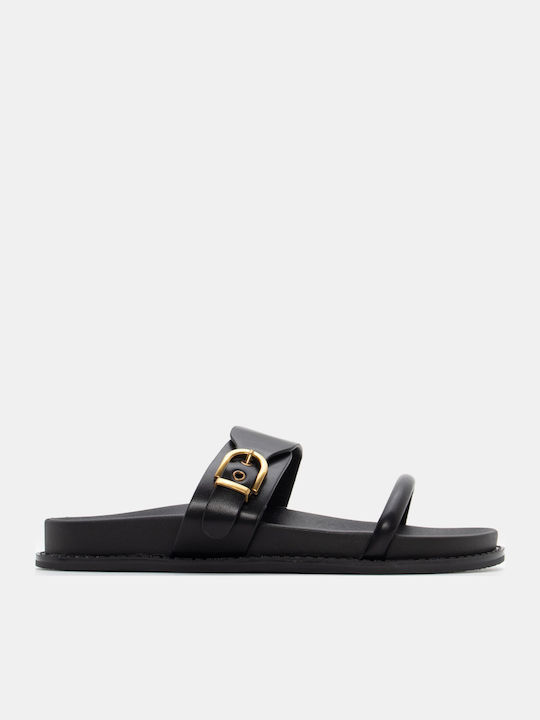 Luigi Flache Sandalen Für Damen Flatforms Schwarz