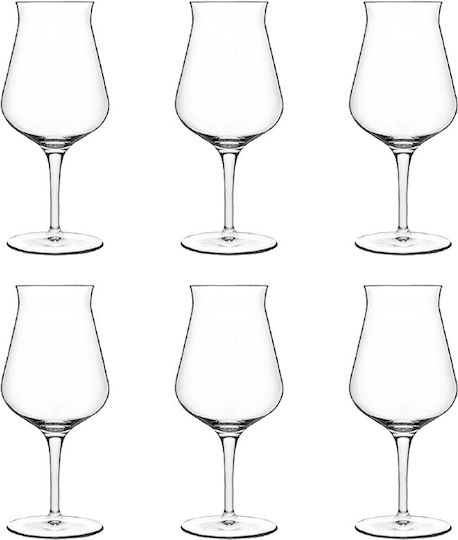 Luigi Bormioli Birrateque Set Beer Glass Goblets Glass 420ml 6pcs