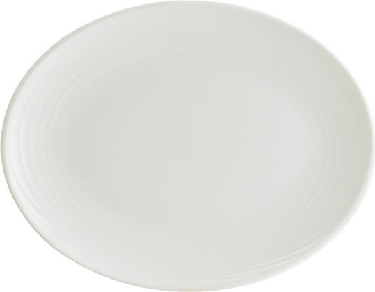 Bonna Oval Serving Platter Made of Purple Porcelain 36x28cm