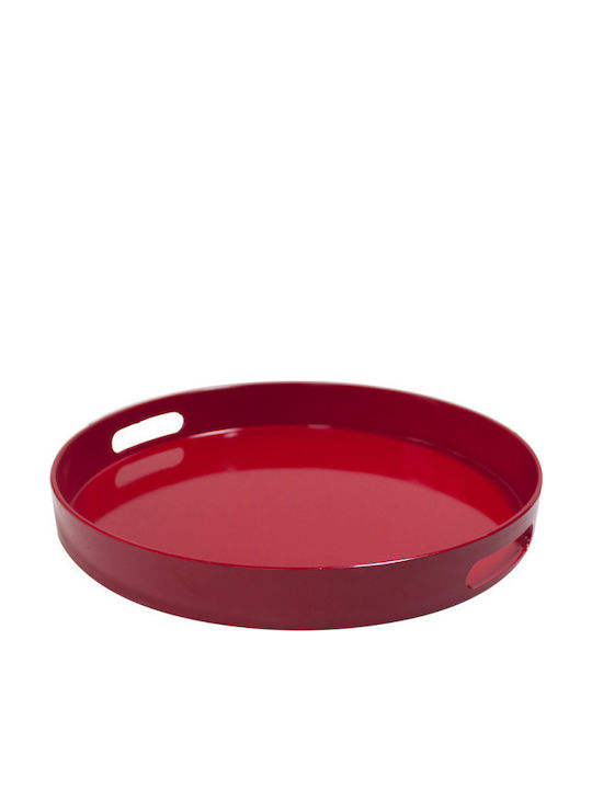 Raki Servierplatte Kunststoff Rote mit Durchmesser 37,5cm