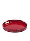 Raki Servierplatte Kunststoff Rote mit Durchmesser 37,5cm
