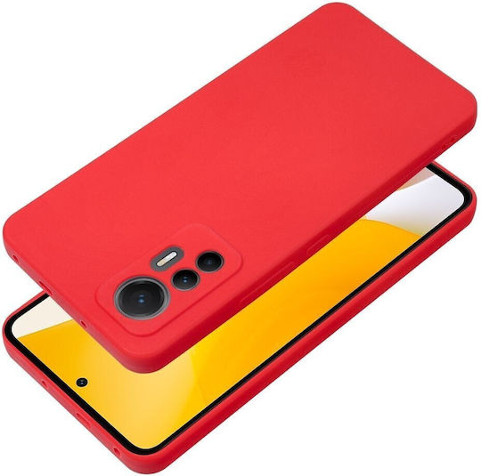 Forcell Umschlag Rückseite Silikon Rot (Redmi Note 15 Pro+ / Poco M8 Pro)