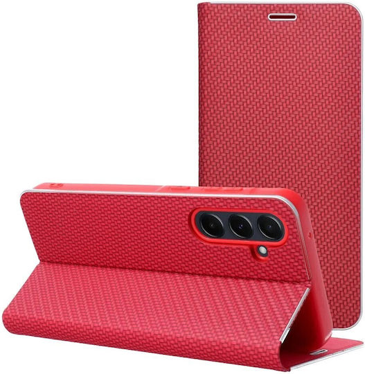 Forcell Luna Book Червен (Redmi Note 15 Pro+ / Poco M8 Pro)