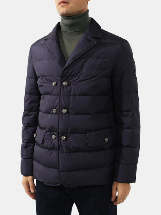 Dolce & Gabbana 3 в 1 Мъжко Яке Puffer Синьо