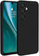 Etteri Mag Umschlag Rückseite Silikon Schwarz Galaxy A37