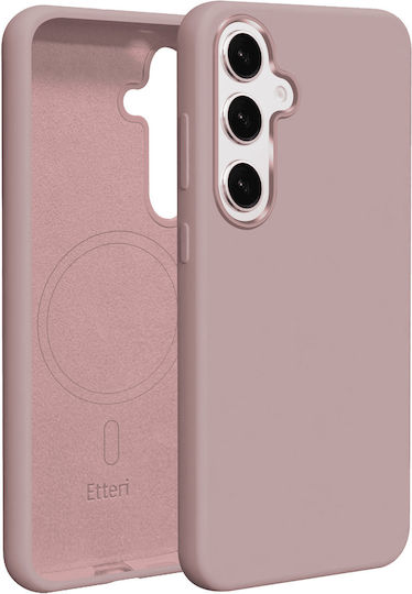 Etteri Mag Silicone Pink Back Cover (Galaxy A57)