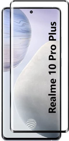 0.33mm Full Glue Full Face Tempered Glass Black (OnePlus 10 Pro Realme 10)