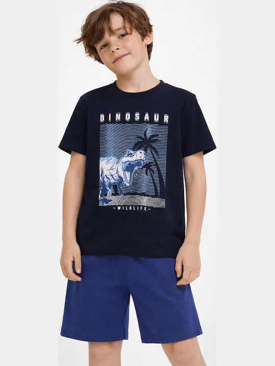 Pretty Baby Kids Summer Nightwear Dark Blue