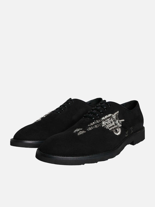 Dolce & Gabbana Кожени Мъжки Обувки Черни